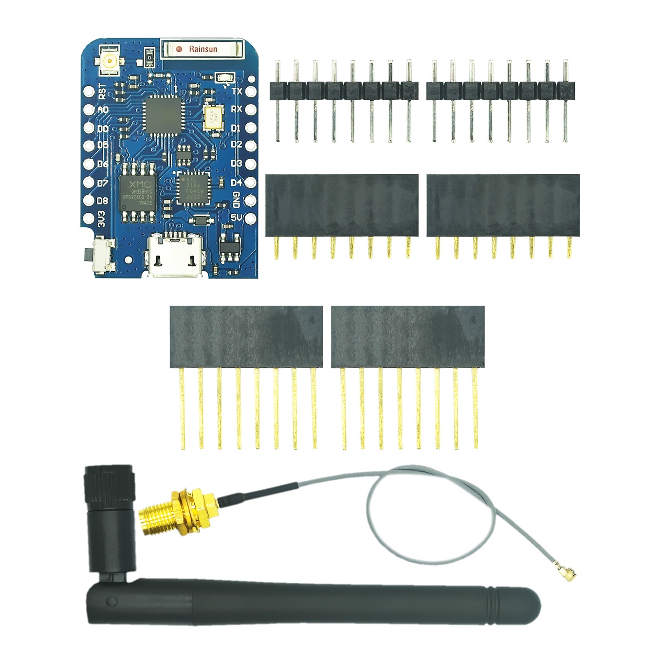 Wemos D1 - WEMOS-Conector Antena Externa, Wi-Fi Development Board,