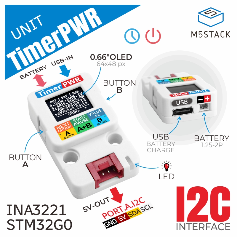 Unidade de Potência com Timer  - M5Stack Core2 avaliação e preço
