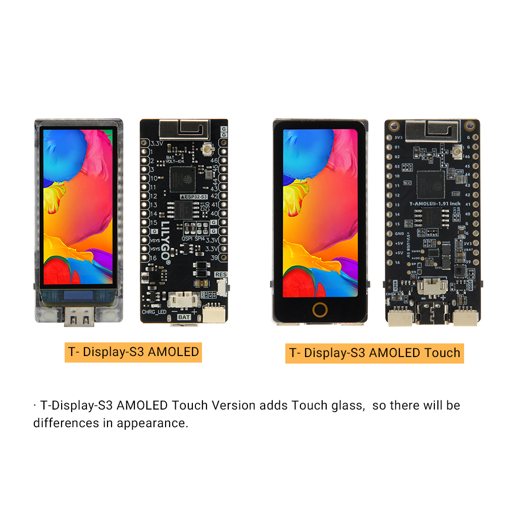 TTGO T-Display-S3 AMOLED ESP32 - Ttgo Tdisplay avaliação e preço